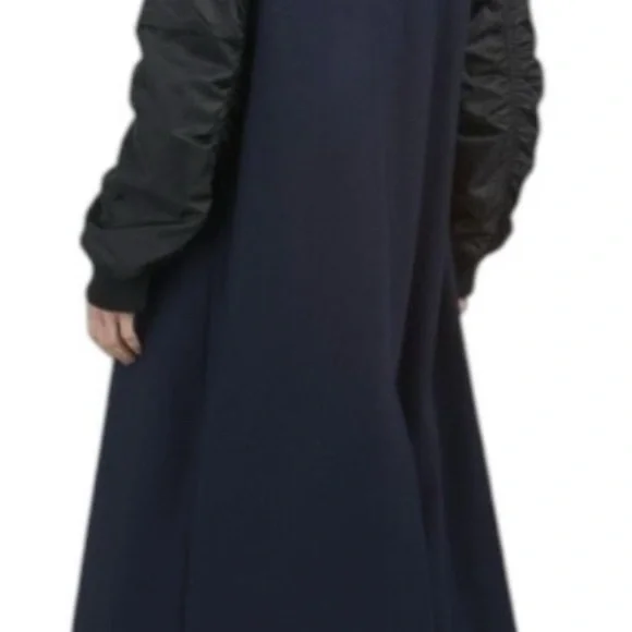 Karl Lagerfeld Black Trench Coat - Picture 2 of 5